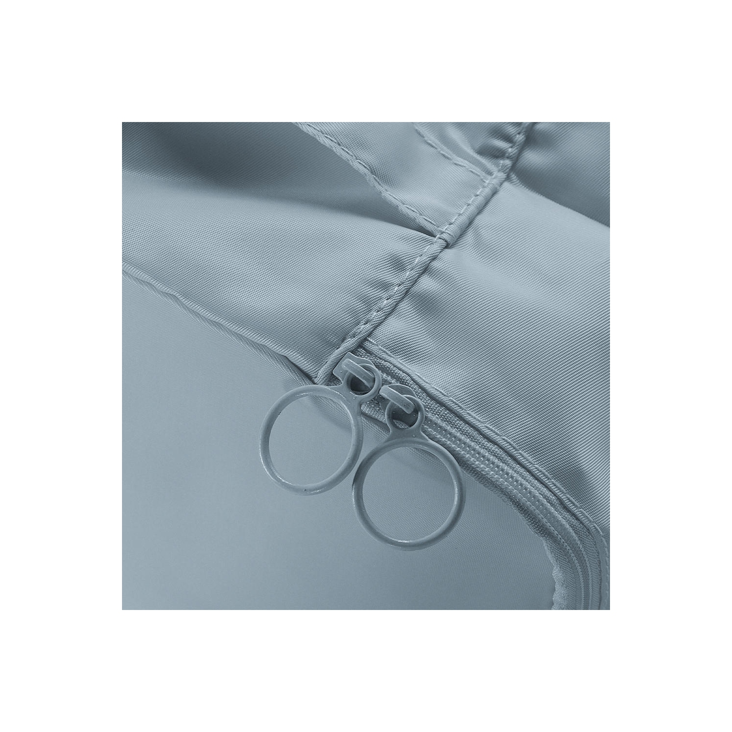 6 cubes d'emballage de voyage pliables, faciles à ranger, durables, imperméables, avec boucle et filet, 3 tailles différentes - Gris