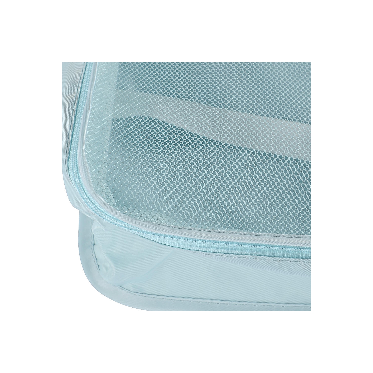 6 pcs Foldable Waterproof Packing Cubes, Easy Storage Durable Travel Bag Organizer Set - Blue