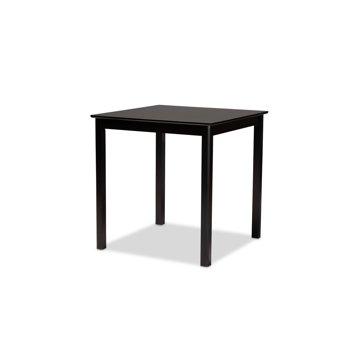 Baxton Studio Two-Tone Dark Brown and Walnut Brown Finished Wood 5-Piece Pub Set