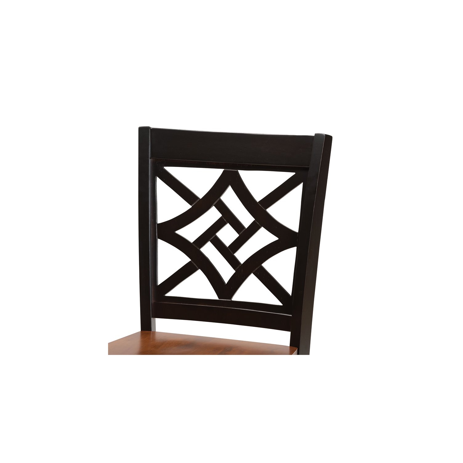 Baxton Studio Two-Tone Dark Brown and Walnut Brown Finished Wood 5-Piece Pub Set