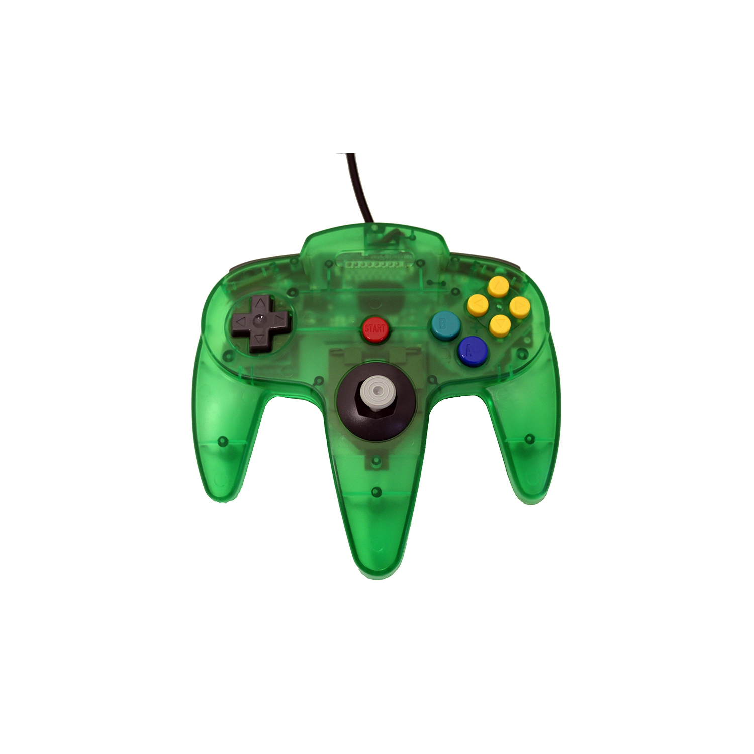 Transparent Green Replacement Controller for Nintendo N64 by Mars Devices