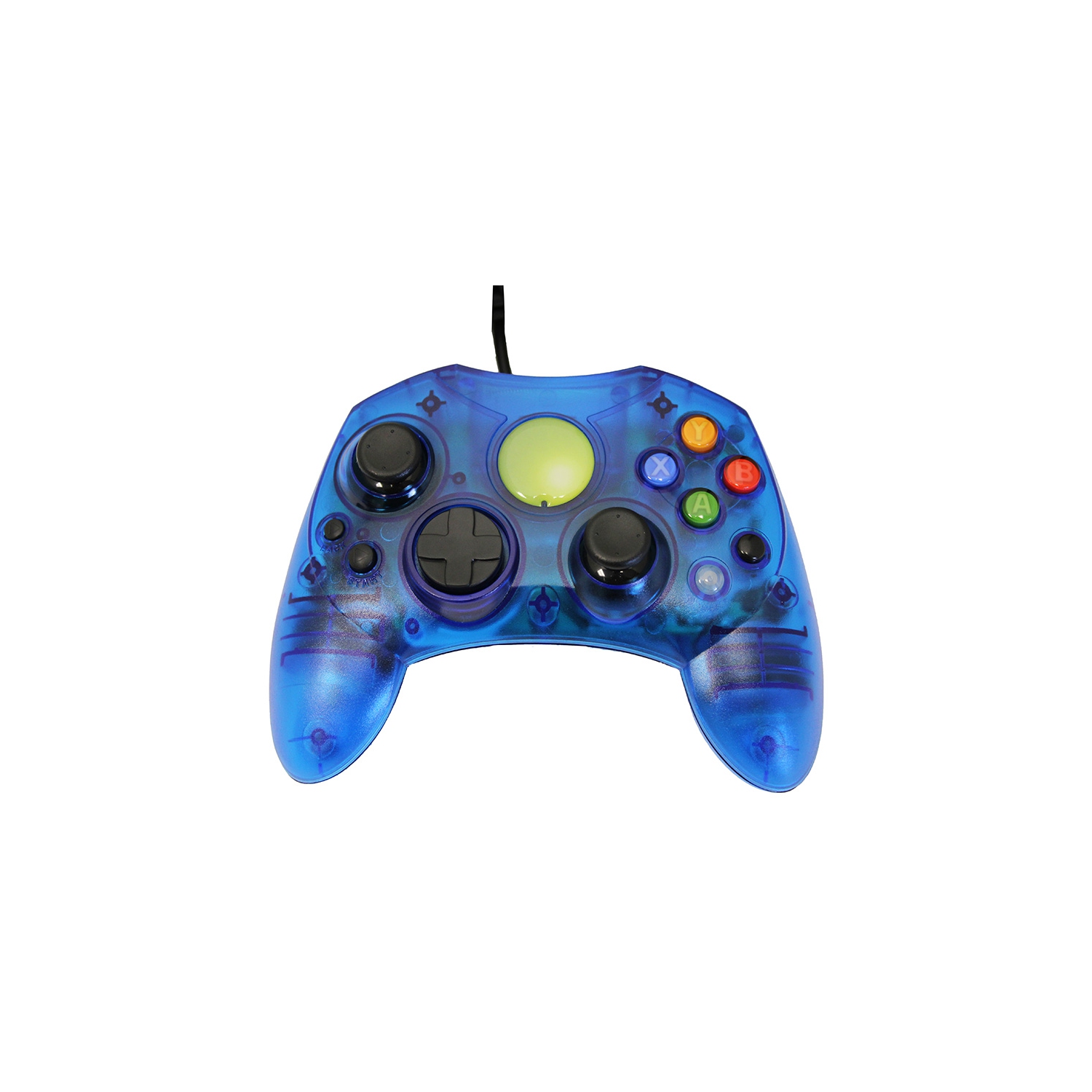 Replacement Controller for XBox Original - Blue Transparent - by Mars Devices