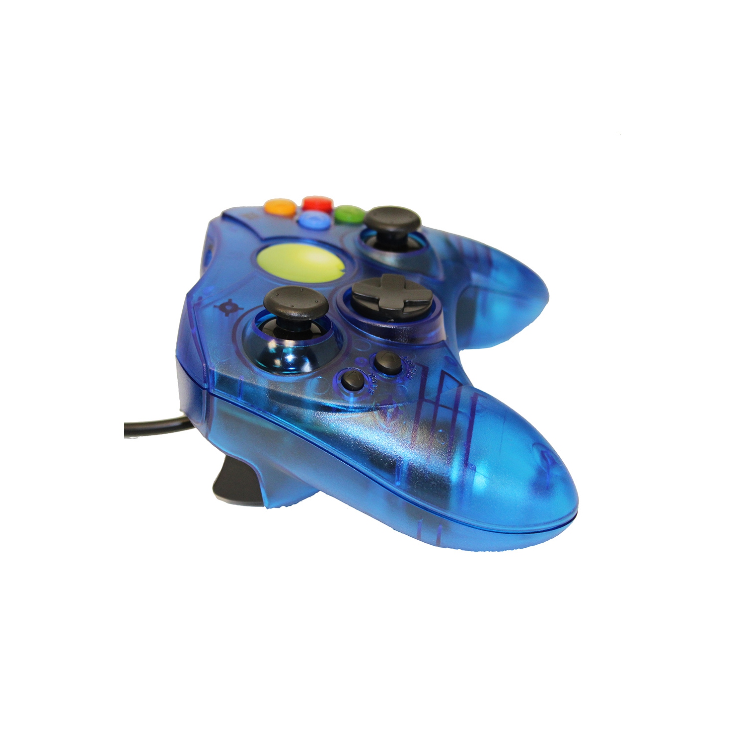 Replacement Controller for XBox Original - Blue Transparent - by Mars Devices