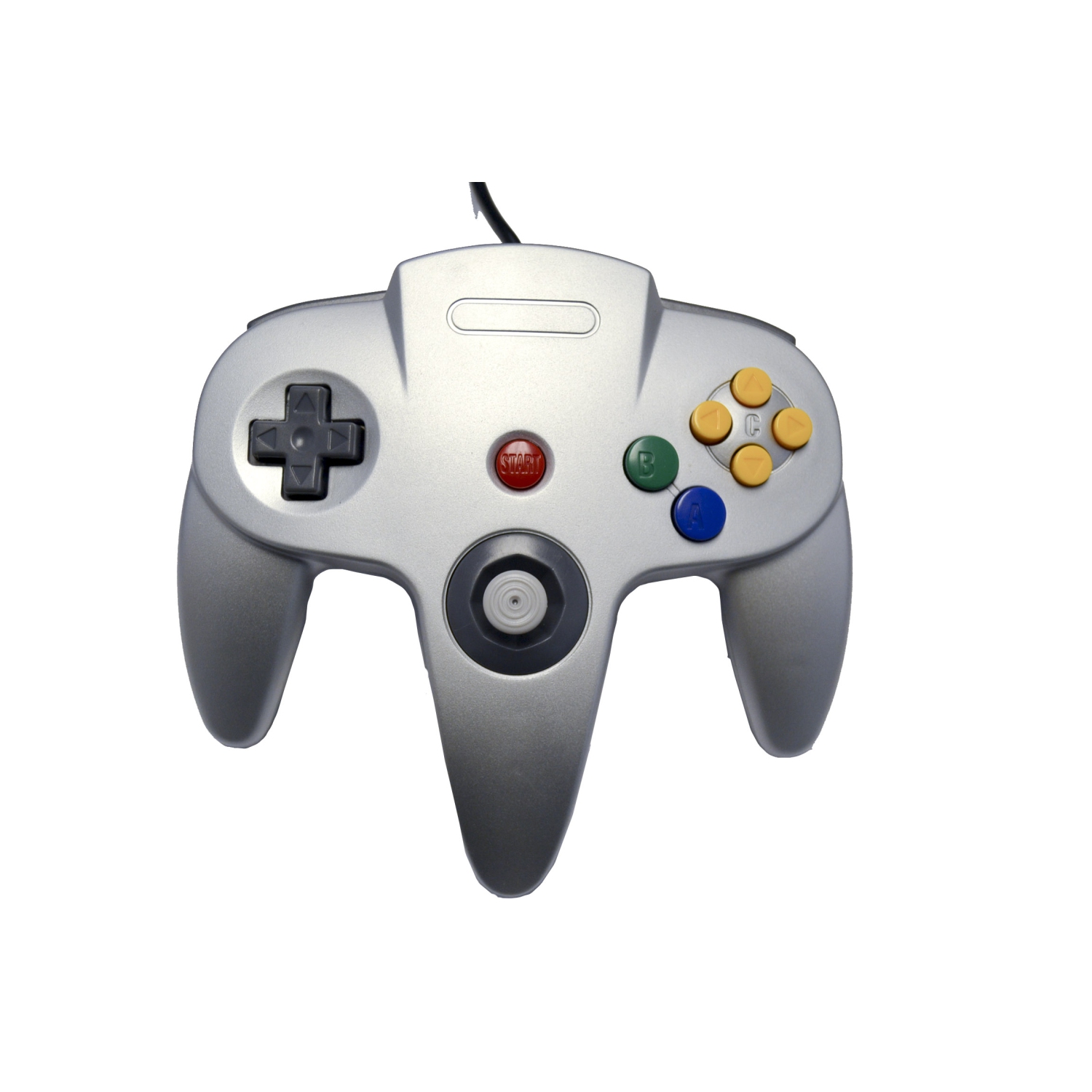 Silver Replacement Controller for Nintendo N64 by Mars Devices