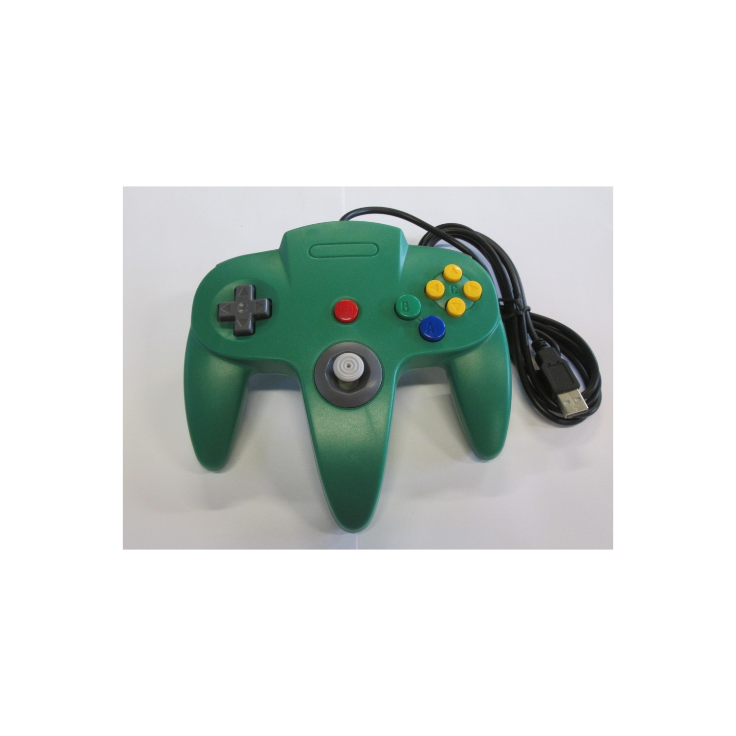 N64 USB Controller Green For Window, Mac, and Linux by Mars Devices