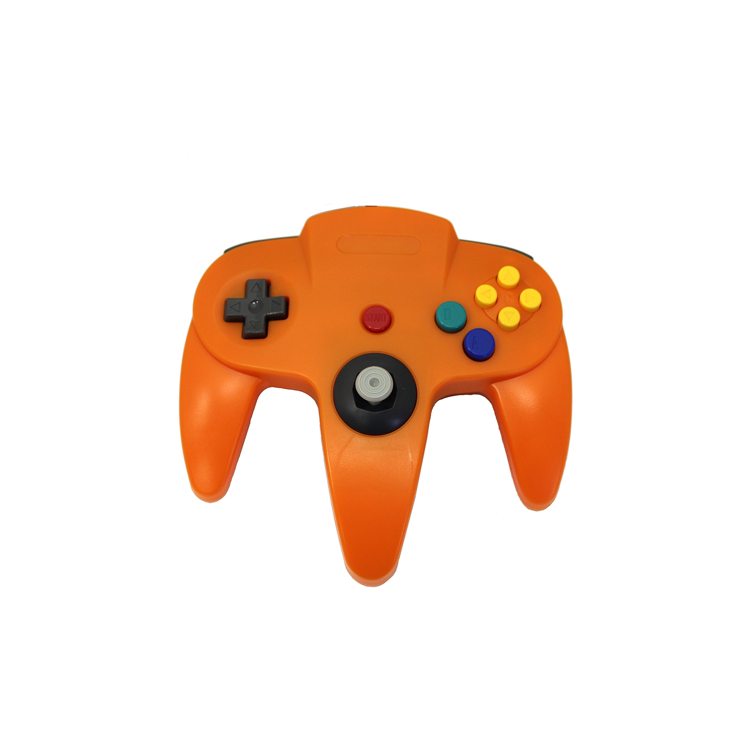 Orange Replacement Controller for Nintendo N64 by Mars Devices