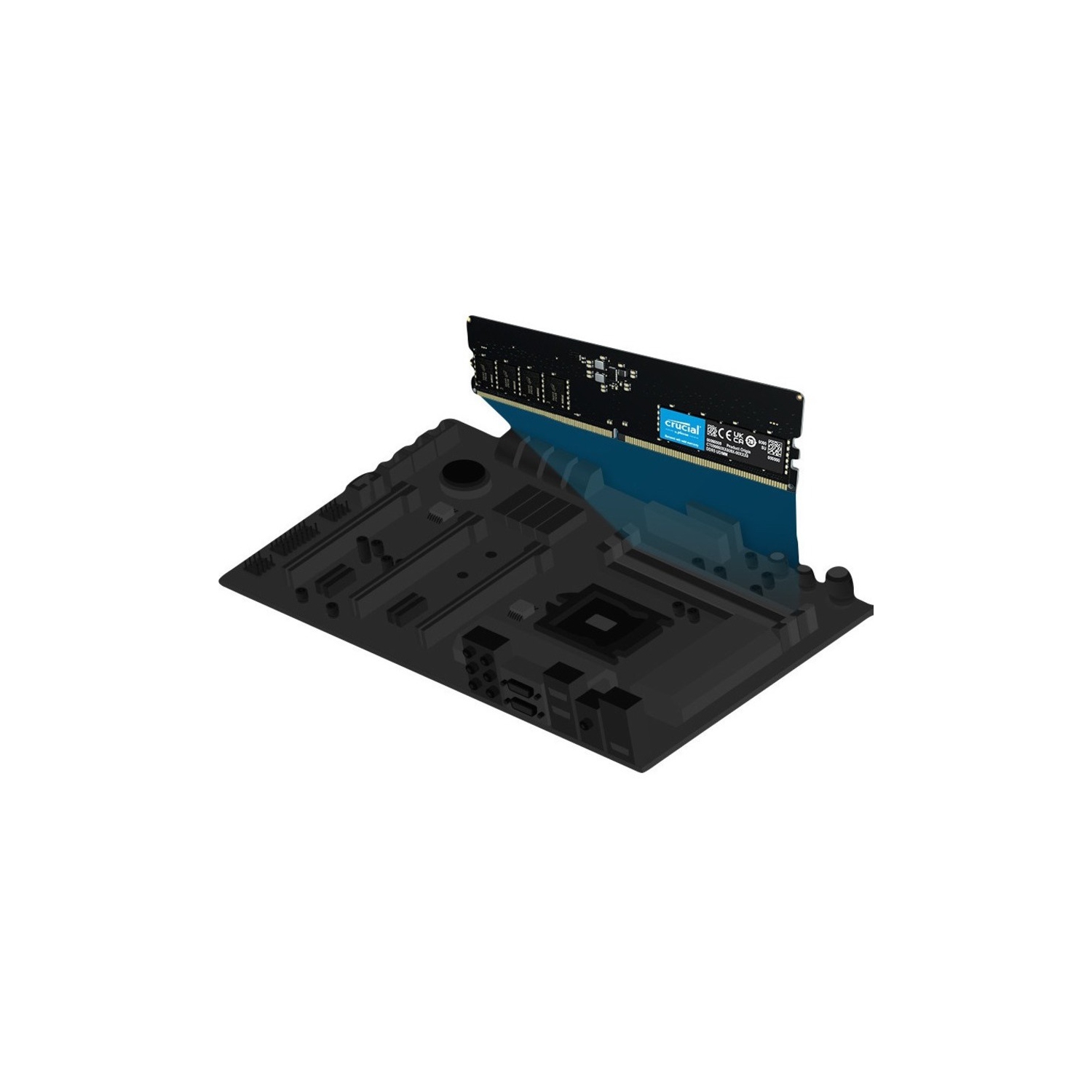 Mémoire 4800&nbsp;MHz de DDR5 Go 32&nbsp;Go de Micron Technology pour ordinateur de bureau