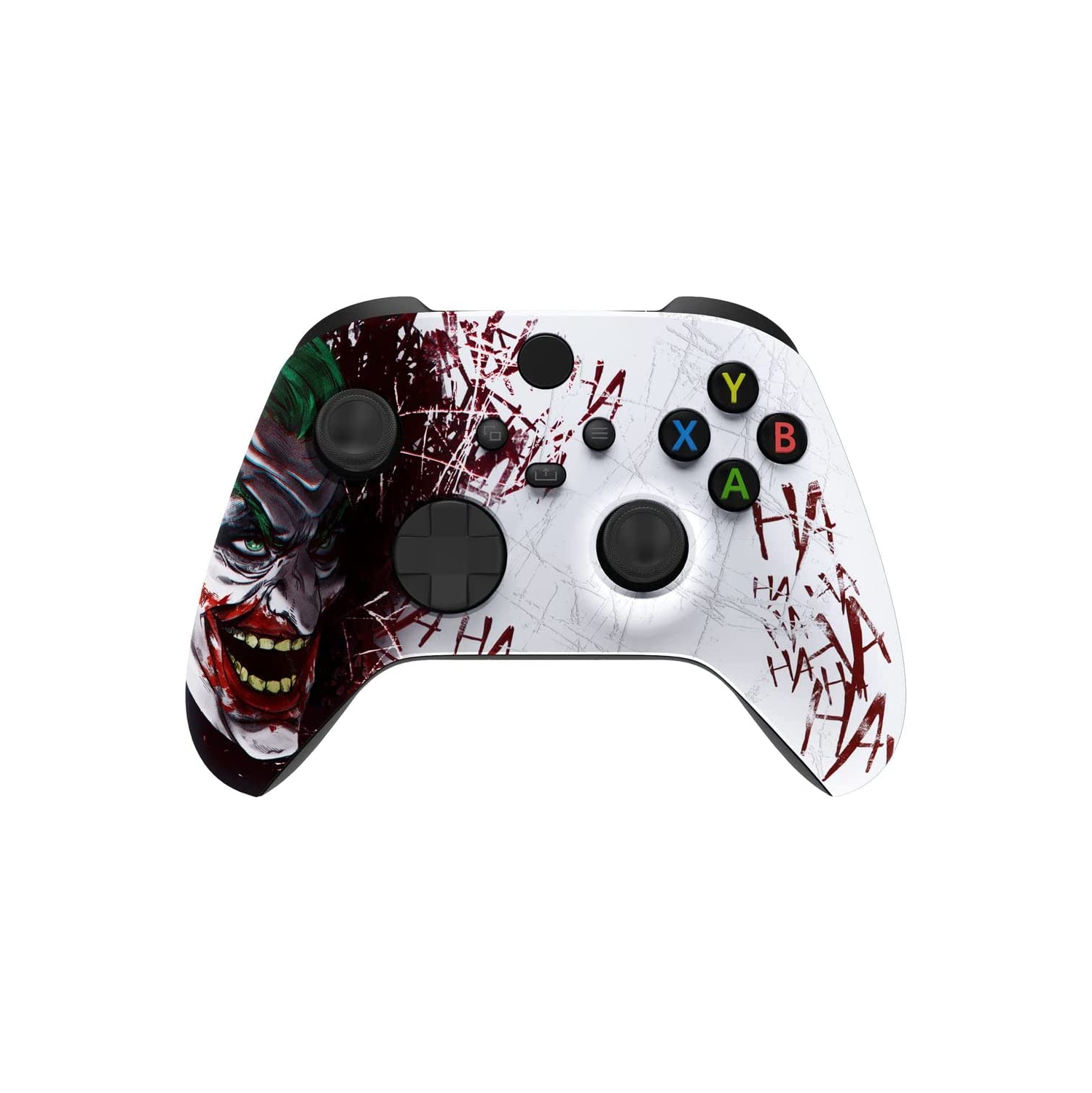 "Joker ha ha ha" UN-MODDED Custom Controller compatible with Xbox One S/X Unique Design (with 3.5 jack)