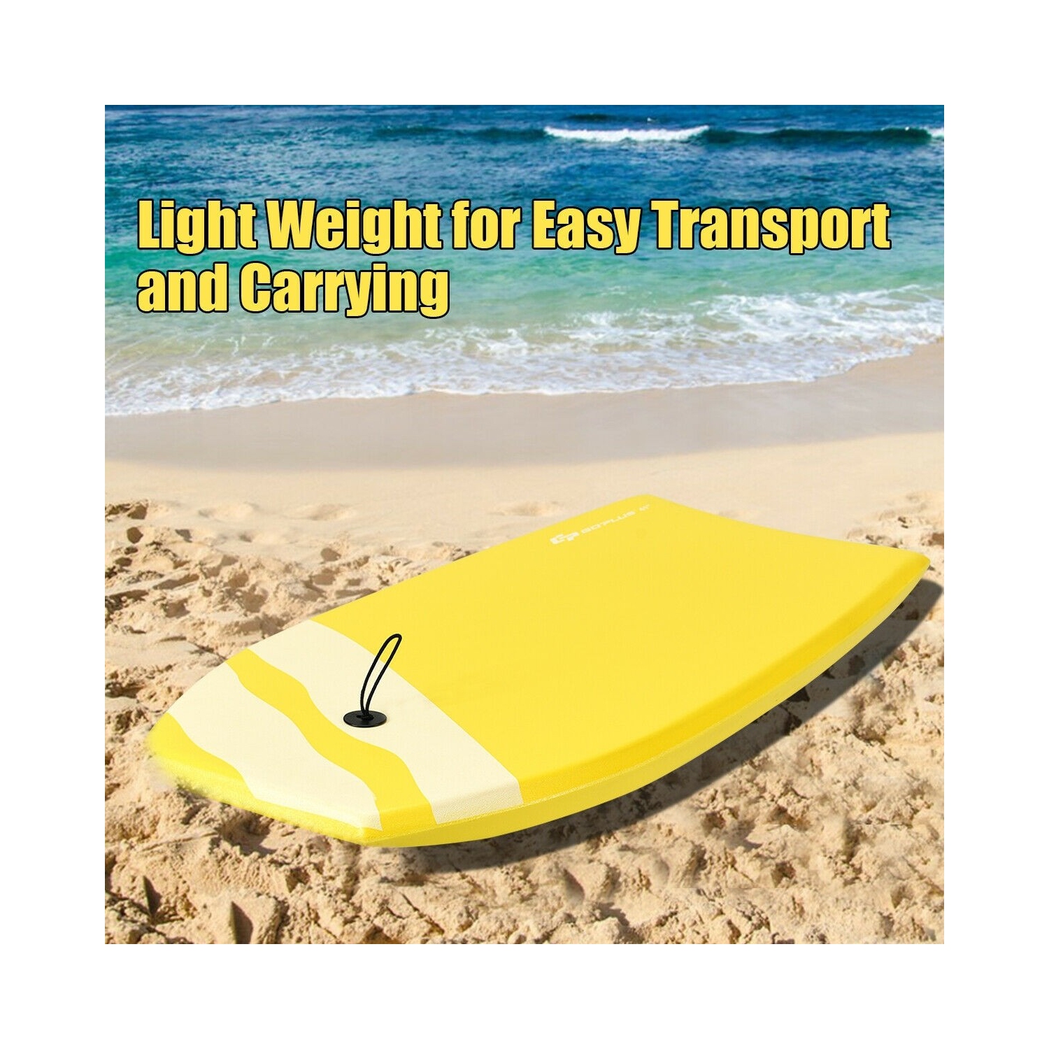 Lightweight Super Bodyboard Surfing with EPS Core Boarding-M
