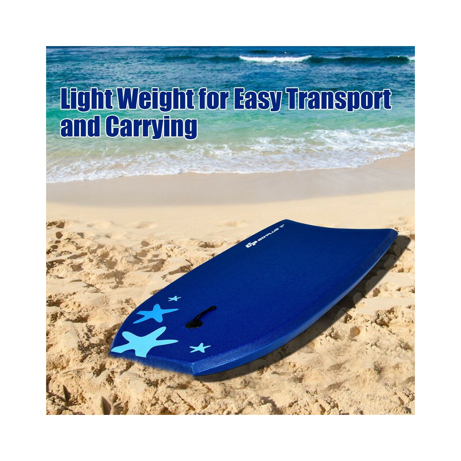 Planche à corps légère super portative de 41 po, M