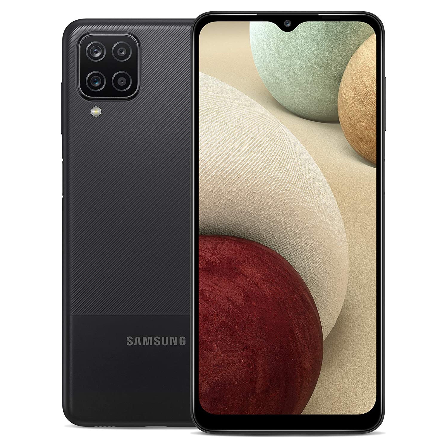 Refurbished (Excellent) - Samsung Galaxy A12 (SM-A125U) 32GB - GSM Unlocked Smartphone - International Model - Black - Certified Refurbished