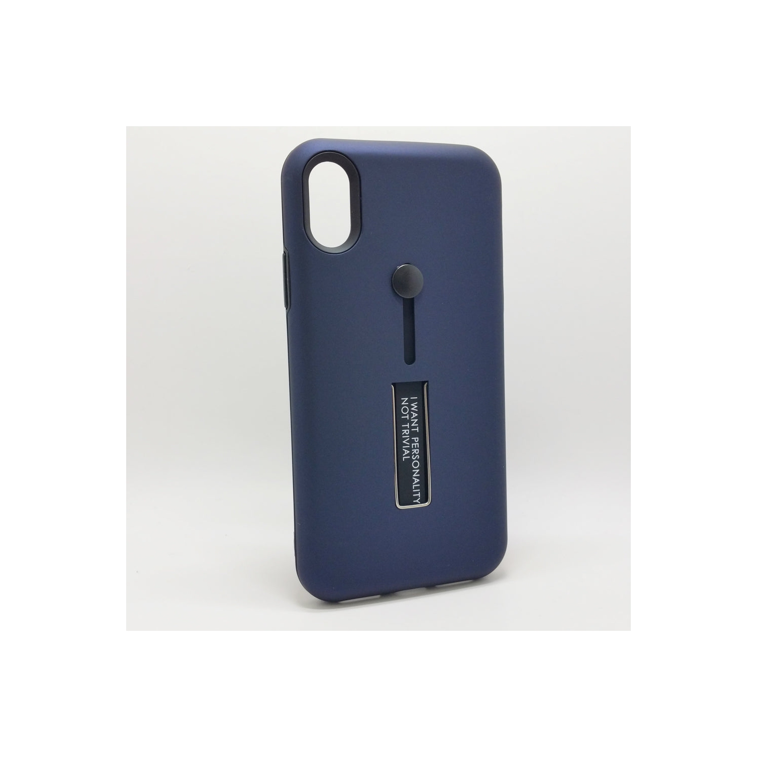 Apple iPhone X / XS - Personality Ring Holder Hybrid Kickstand Case [Pro-Mobile]