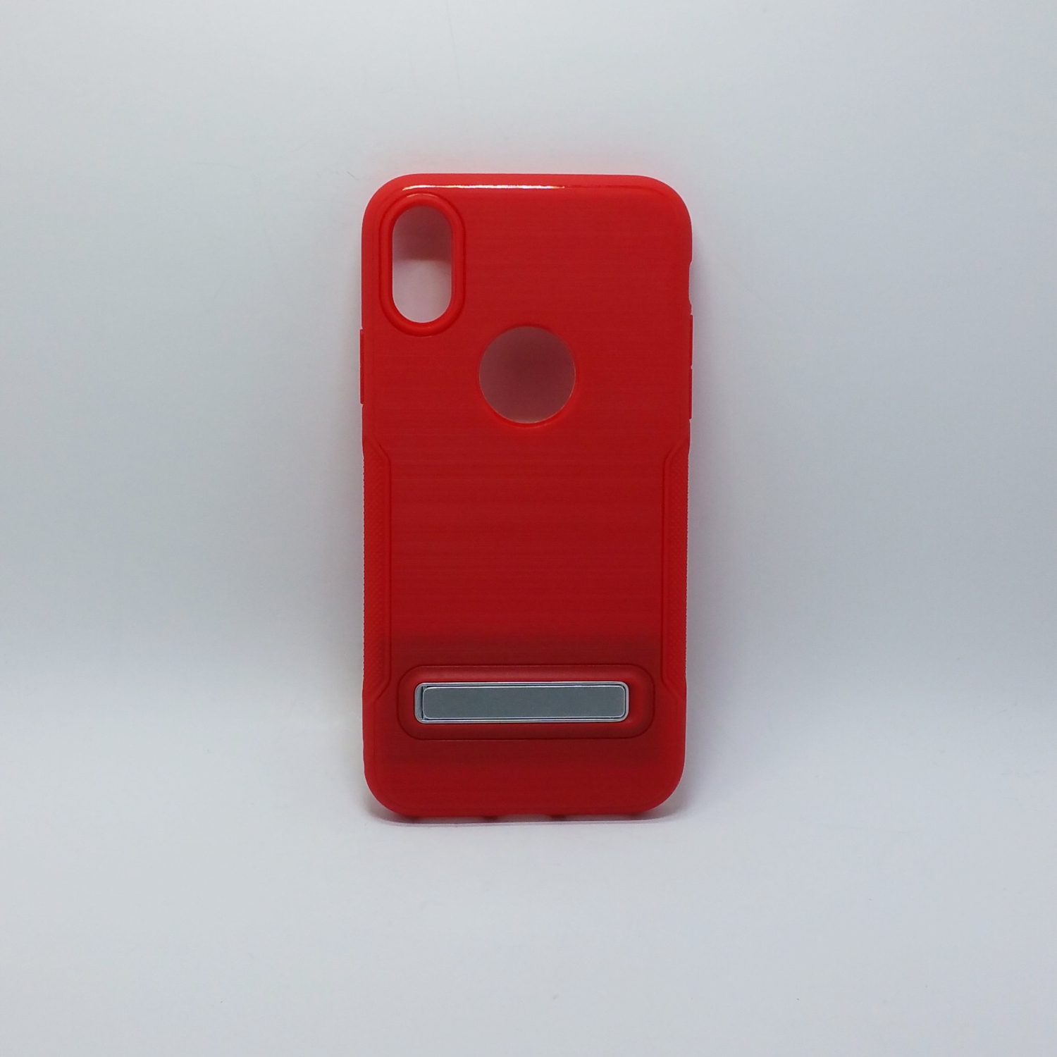 Apple iPhone X / XS - Silicone Cover Case with Kickstand [Pro-Mobile]