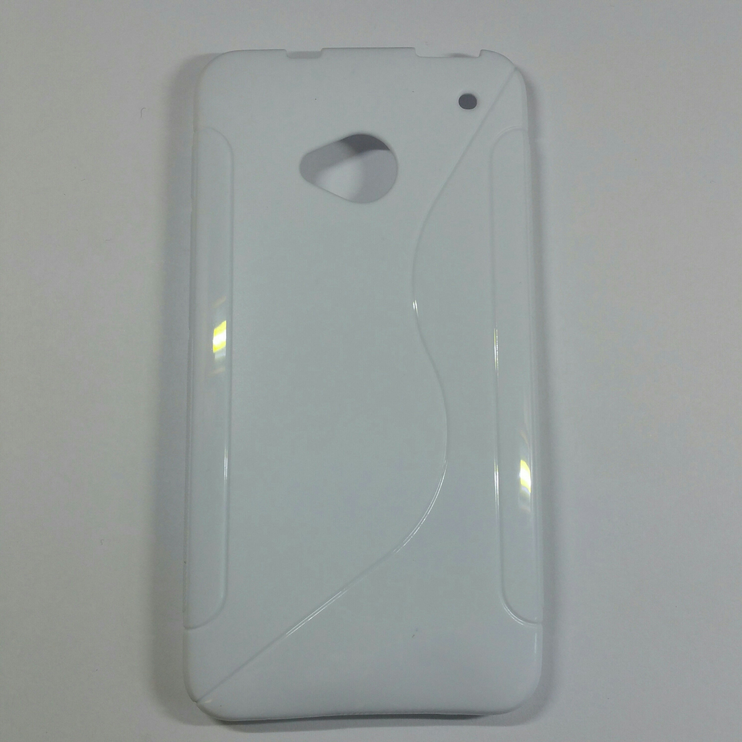 One M7 de HTC - Étui souple mince et élégant en silicone pour téléphone S-Line [Pro-Mobile]