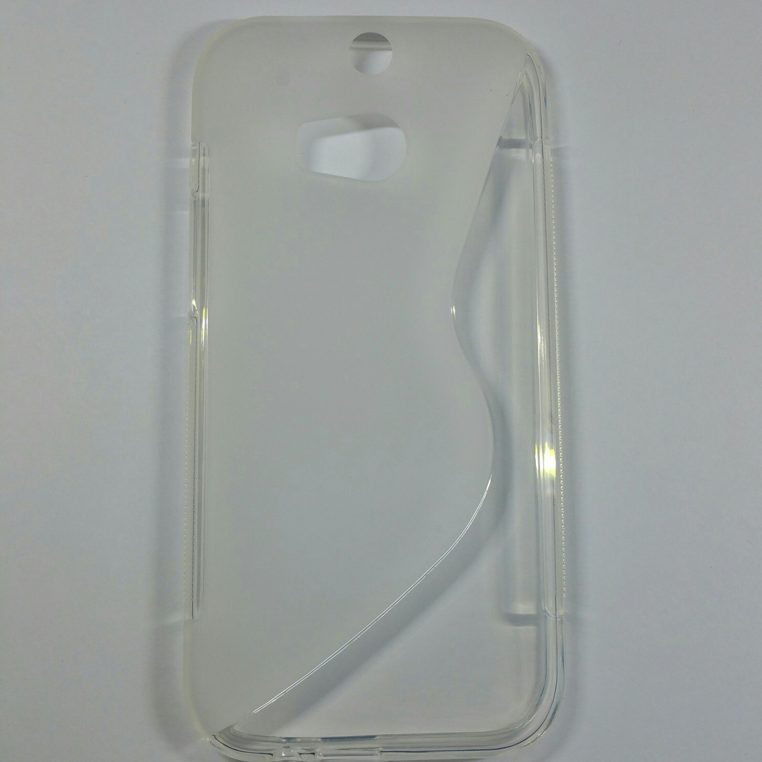 One M8 de HTC – Étui souple mince et élégant en silicone pour téléphone S-Line [Pro-Mobile]