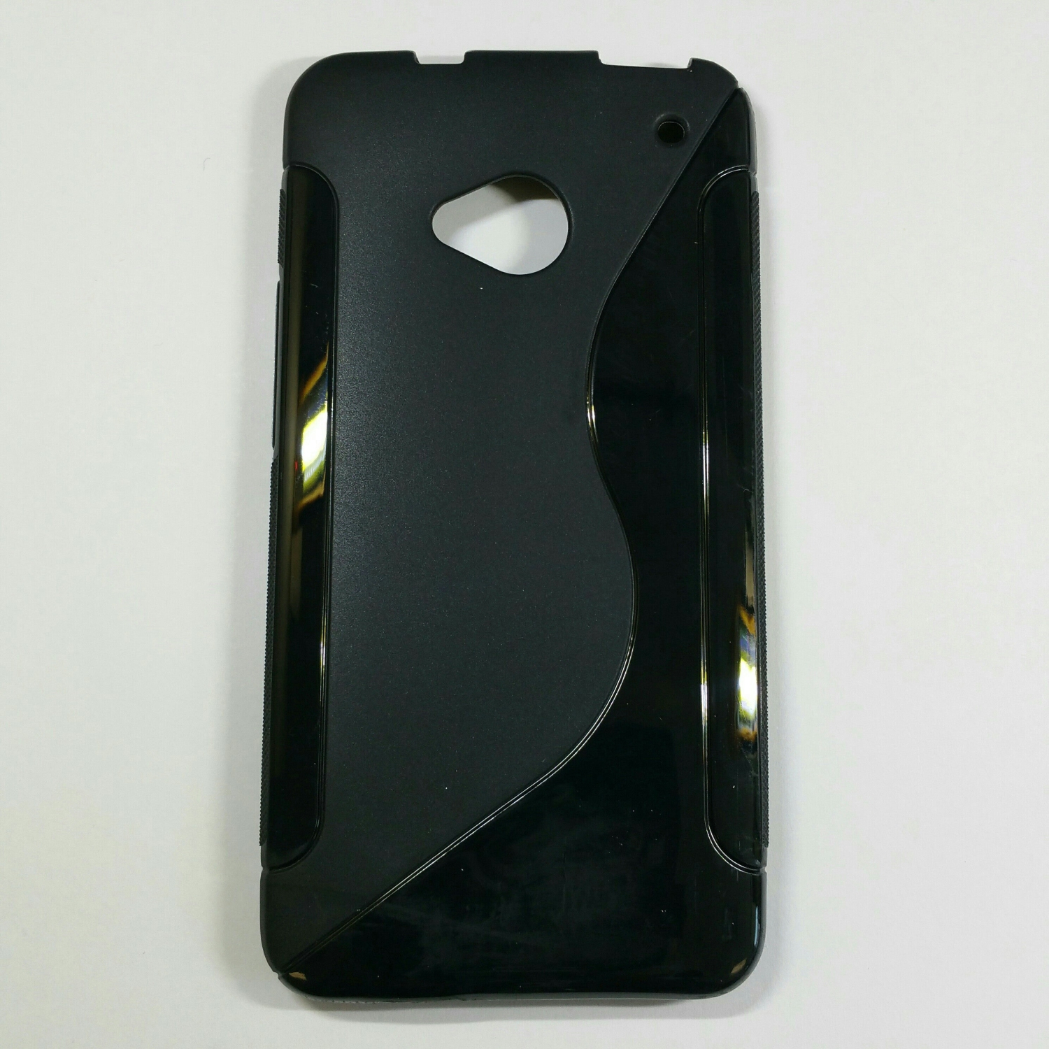 One M7 de HTC - Étui souple mince et élégant en silicone pour téléphone S-Line [Pro-Mobile]