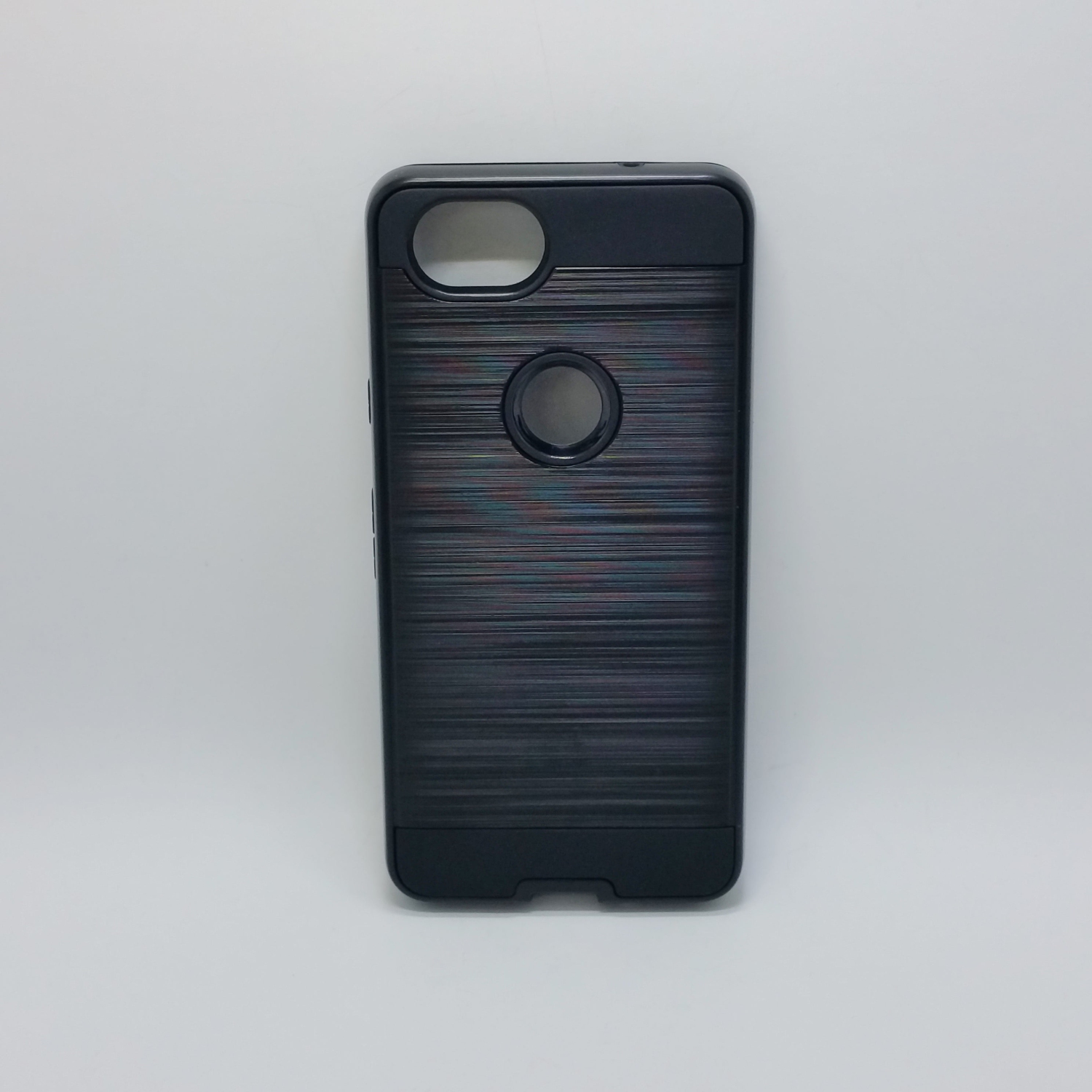 Google Pixel 2 XL - Shockproof Slim Dual Layer Brush Metal Case Cover [Pro-Mobile]