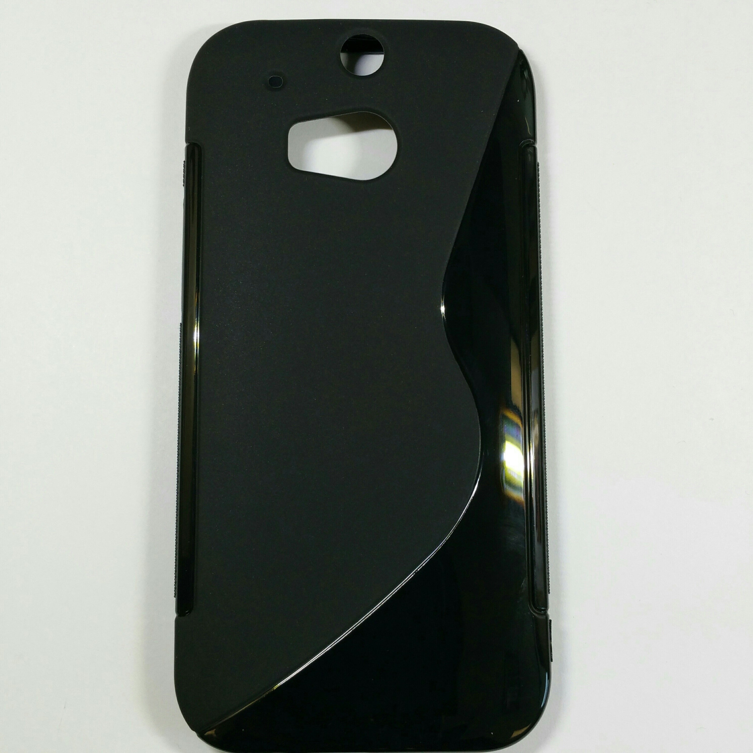 One M8 de HTC – Étui souple mince et élégant en silicone pour téléphone S-Line [Pro-Mobile]