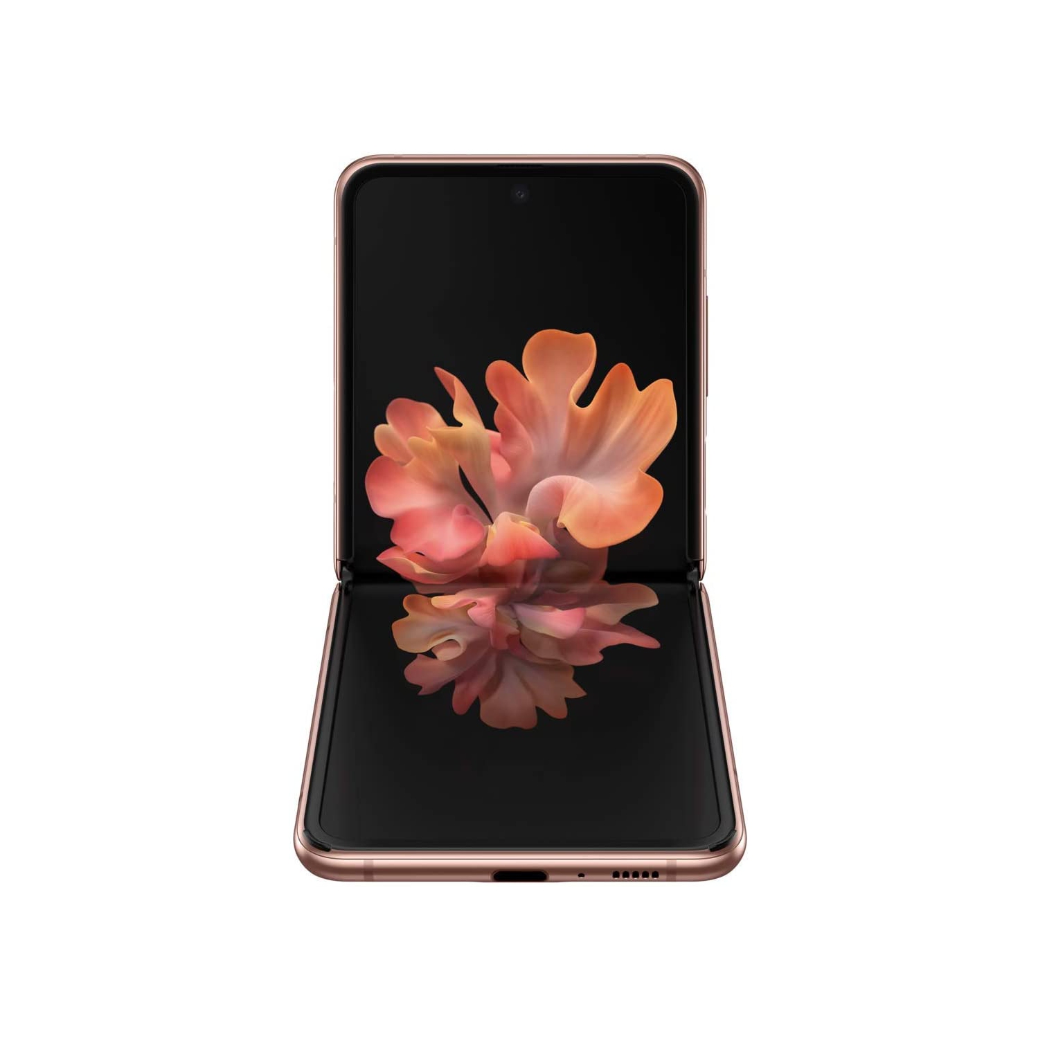 Refurbished (Excellent) - Samsung Galaxy Z Flip 5G 256GB (F707W) - GSM Unlocked Smartphone - Canadian Model - Mystic Bronze - Certified Refurbished