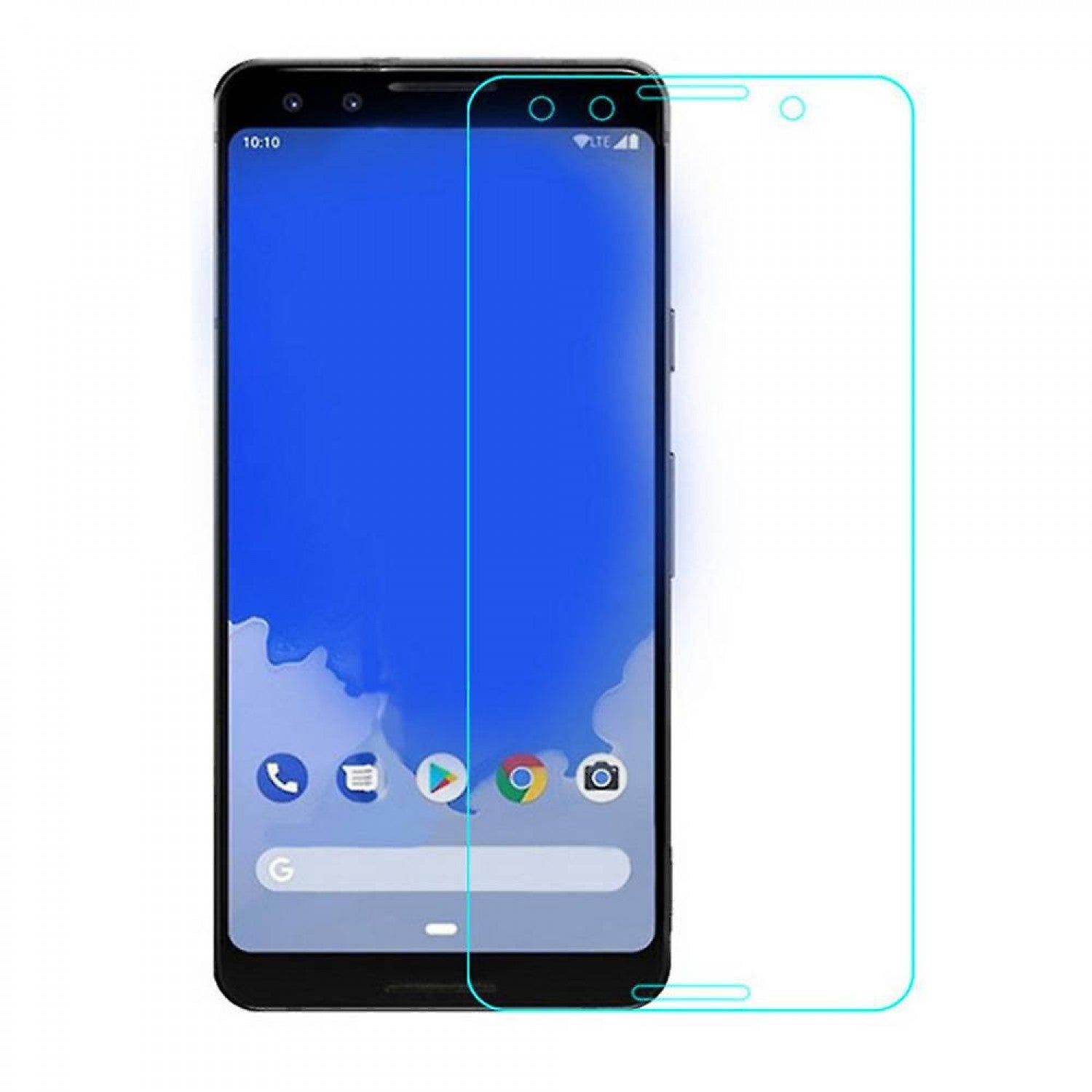 Pixel 3 de Google - pellicule protecteur d’écran en verre trempé véritable de qualité supérieure [Pro-Mobile]