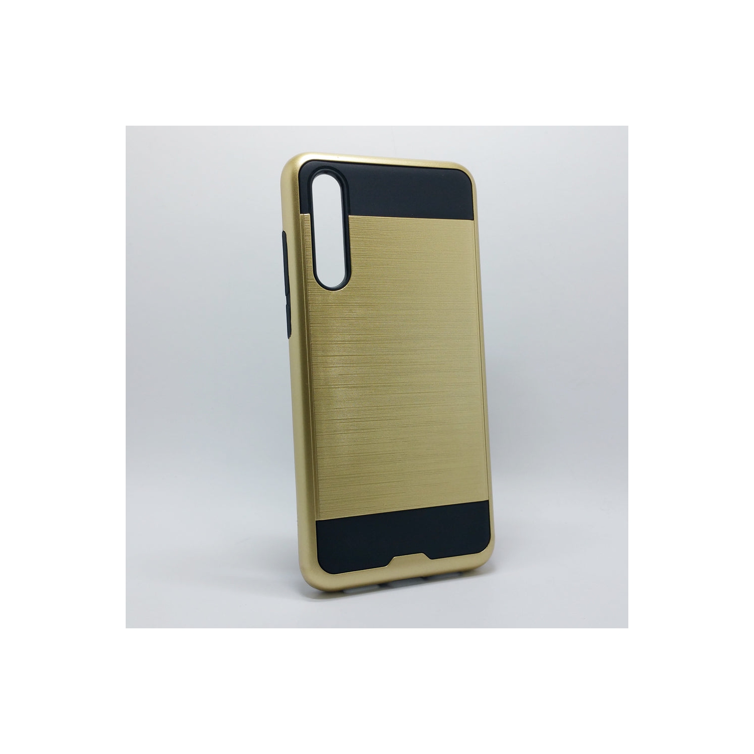 HuaWei P20 Pro - Shockproof Slim Dual Layer Brush Metal Case Cover [Pro-Mobile]