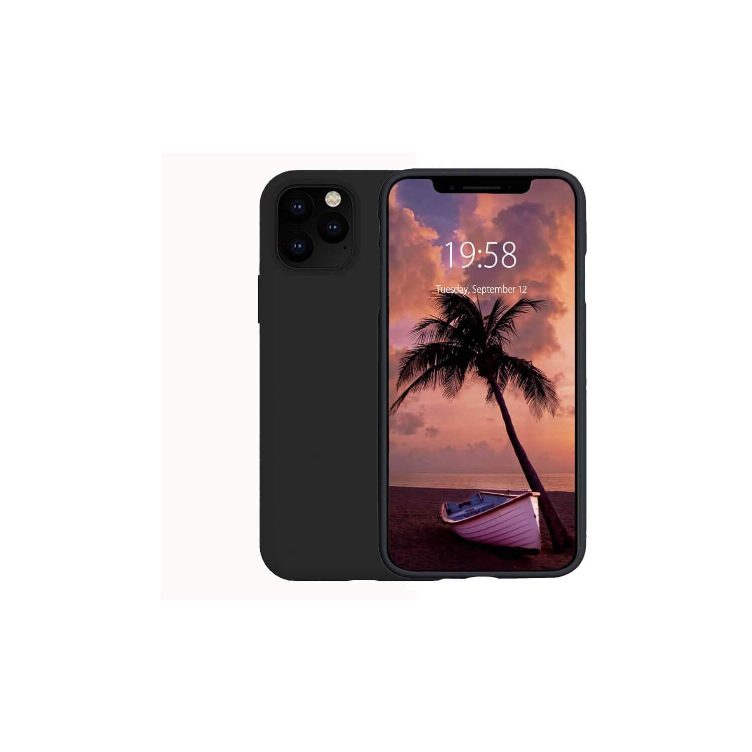 Apple iPhone 12 Mini - Slim Sleek Soft Silicone Phone Case [Pro-Mobile]