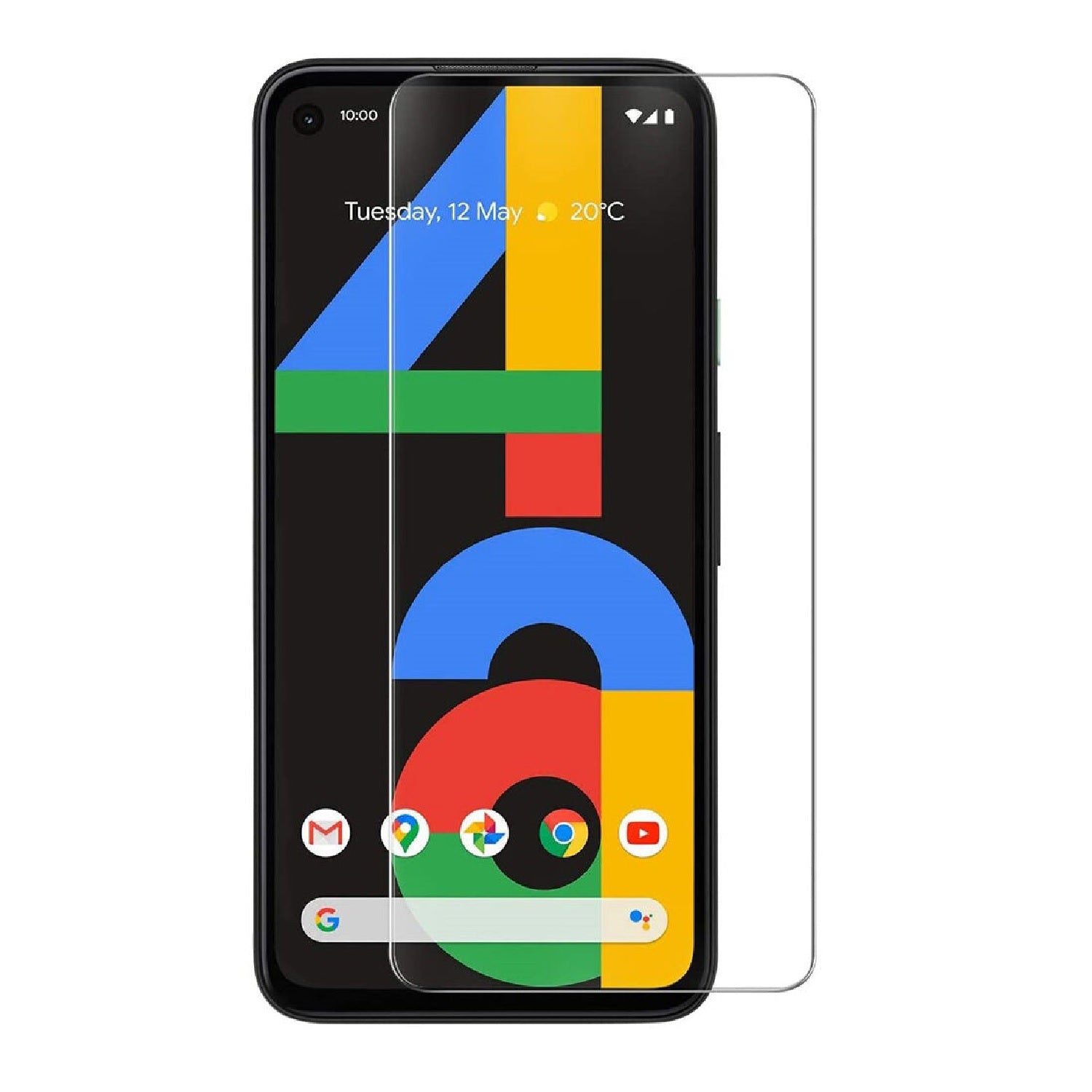 Pixel 4a de Google - pellicule protecteur d’écran en verre trempé véritable de qualité supérieure [Pro-Mobile]