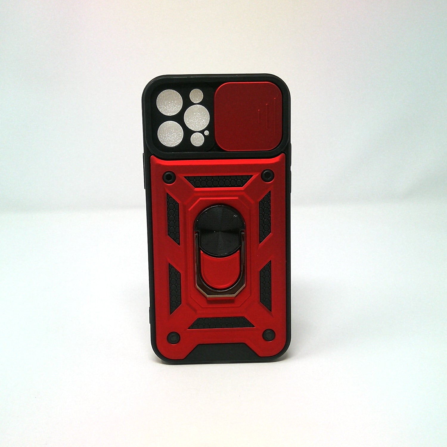 Apple iPhone 12 Pro Max - Undercover Shockproof Magnet Case with iRing Kickstand [Pro-M]