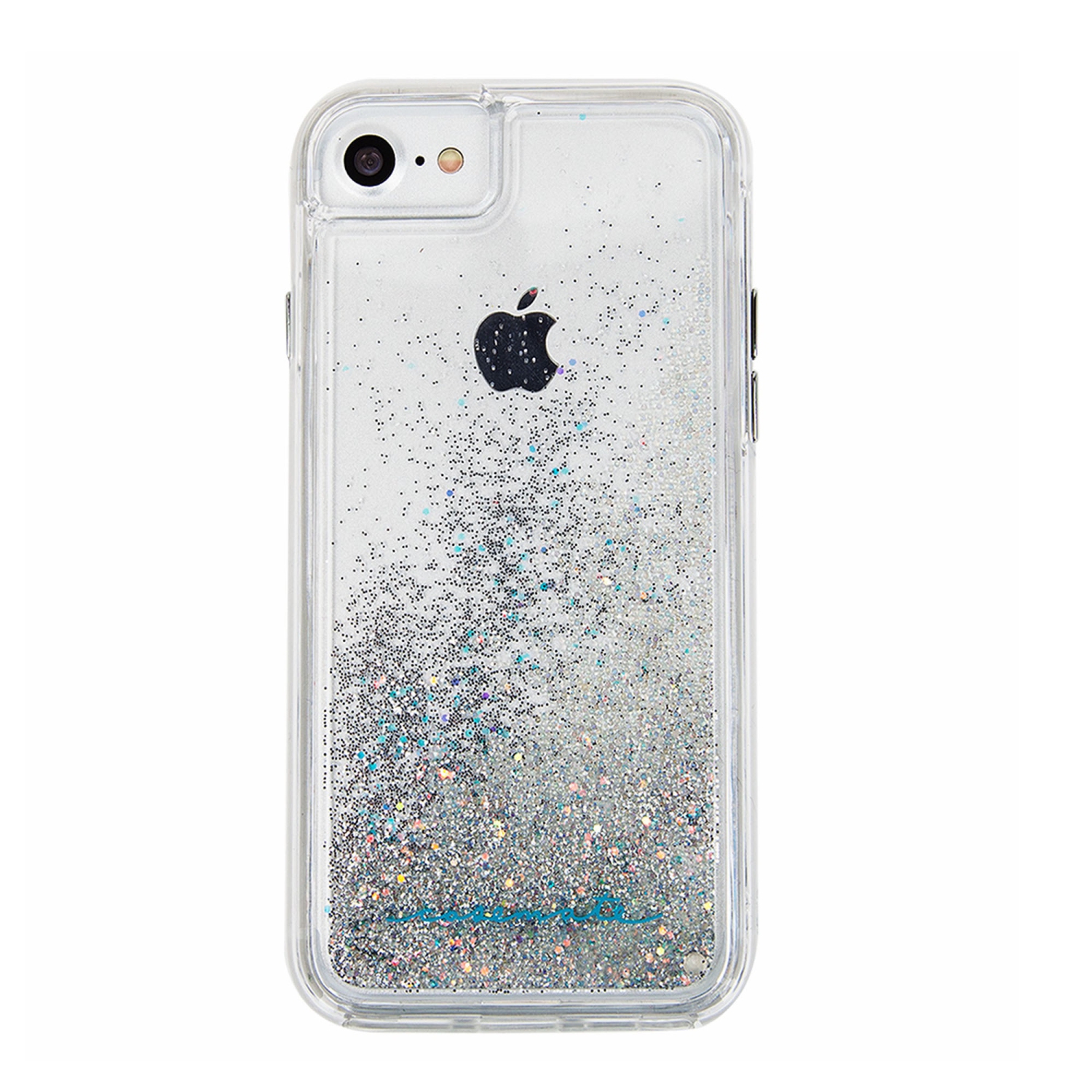 For Apple iPhone SE 2020 White Clear Gel Case Heavy Duty Shockproof Liquid Glitter TPU Silicone Back Cover