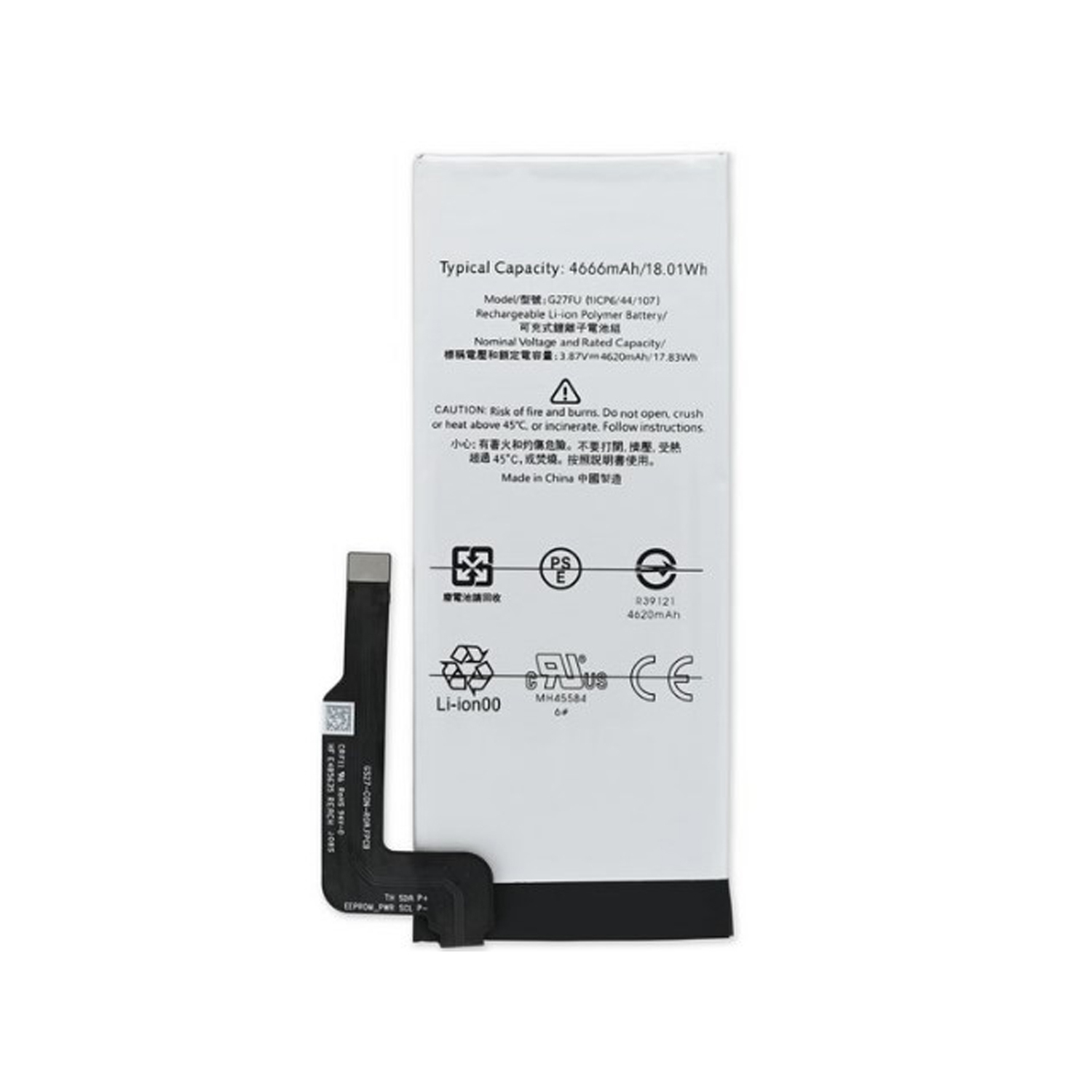 Replacement Battery G27FU 4680 mAh For Google Pixel 5a 5G