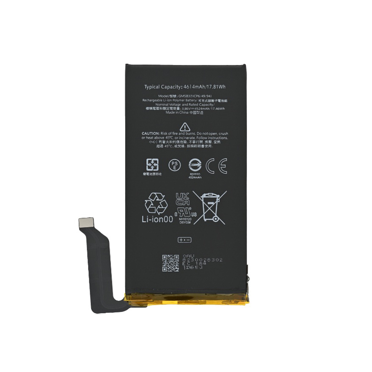 Replacement Battery GMSB3 4614 mAh For Google Pixel 6