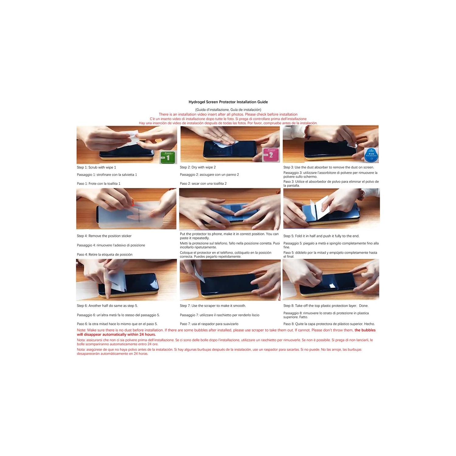 [3 Pack] Samsung Galaxy S21 Plus SupRShield Hydrogel Full Coverage Screen Protector Film Guard