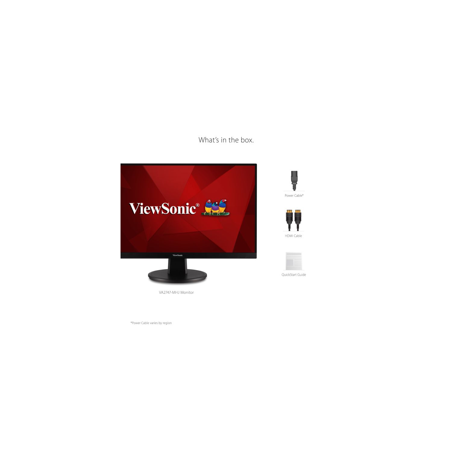 VIEWSONIC 27" FHD 75Hz 5ms GTG MVA LCD FreeSync Gaming Monitor - Black