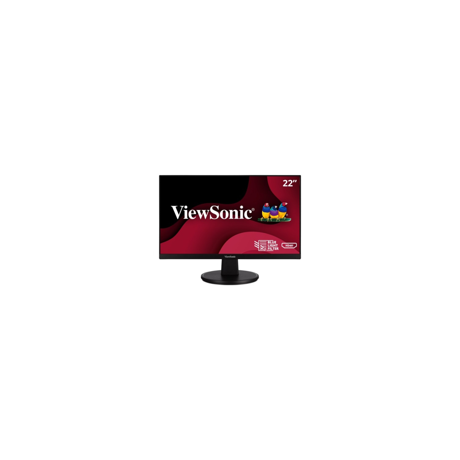 ViewSonic 22" FHD LED 75Hz Adaptive Sync HDMI MVA Black Monitor