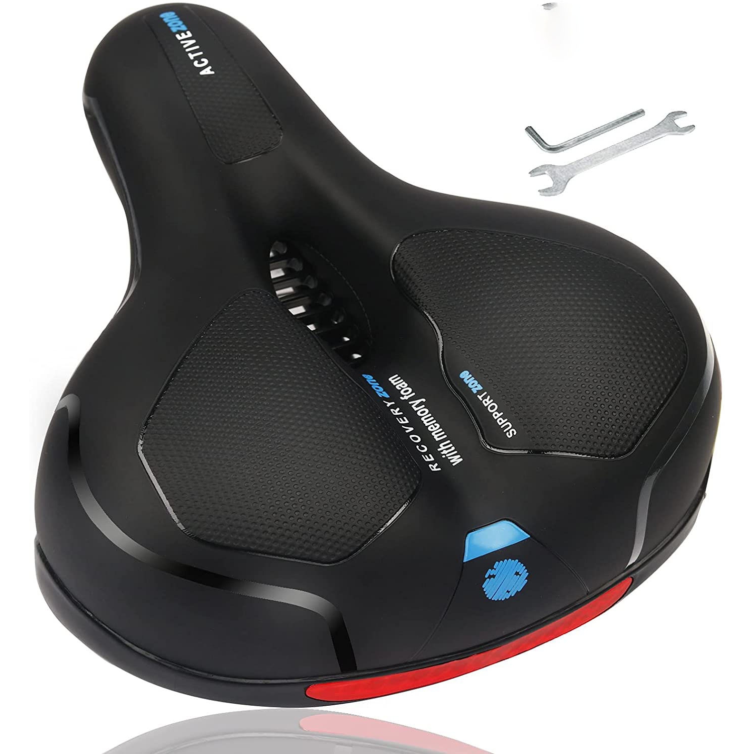 Cloud Bike Seat Ultra-Comfy Memory Foam Bike Seat Wide Cushion