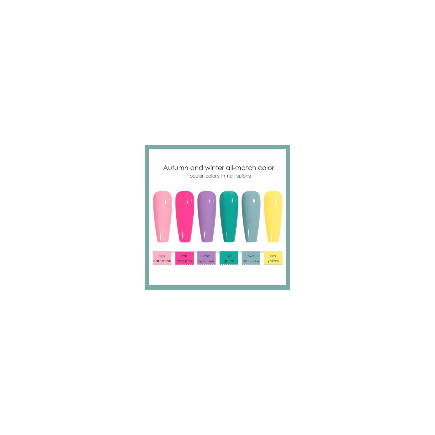 Vernis à ongles gel MAYCHAO 6 couleurs Soak Off UV Gel Kit de vernis à ongles