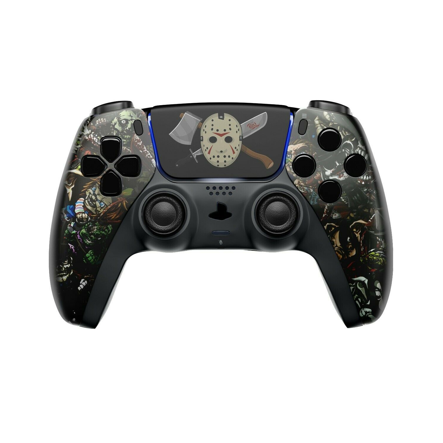 Scary Party Custom Pro Wireless UN-MODDED Controller compatible with PS5 Exclusive Unique Design
