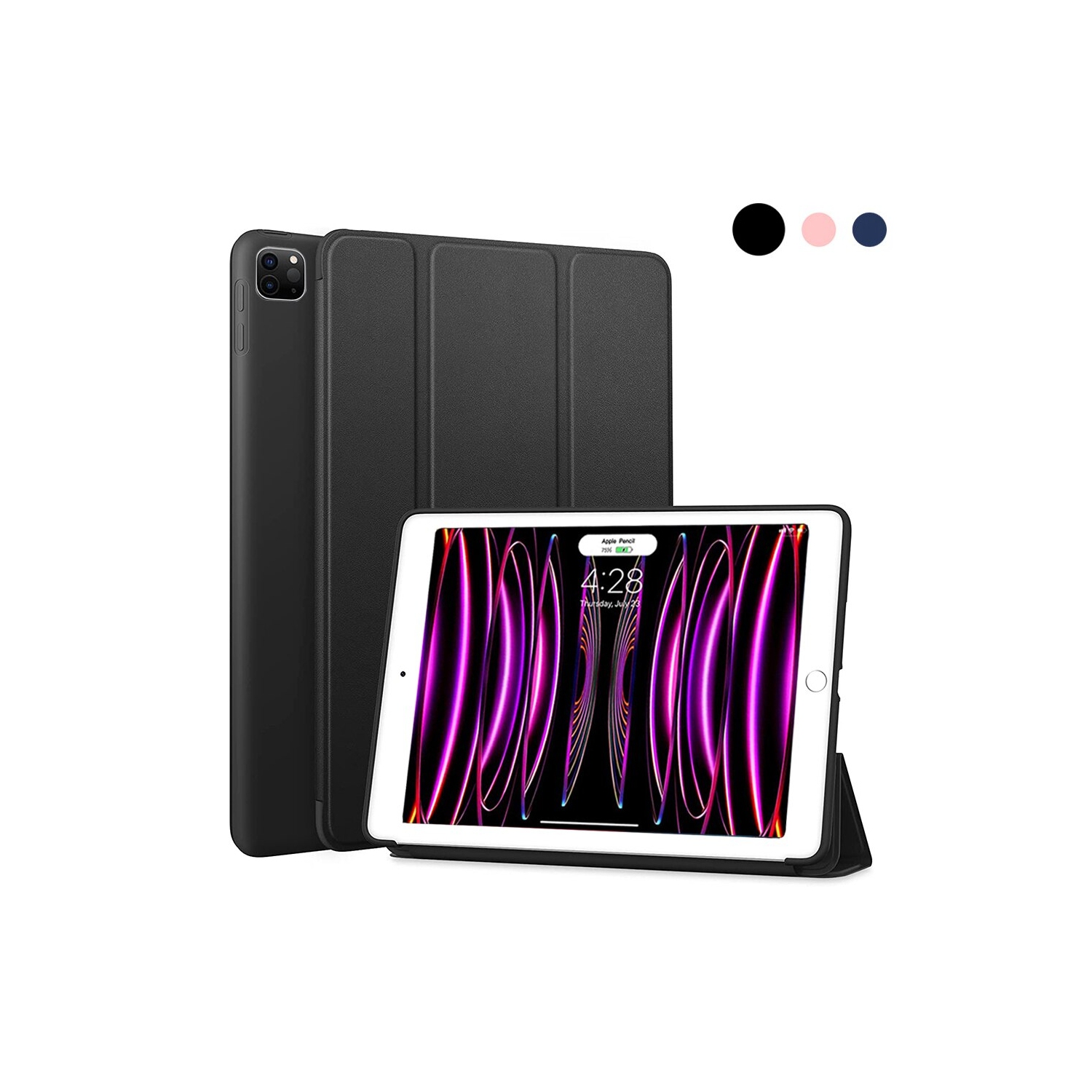 iPad Pro 11 2nd 3rd 4th Generation Case Folio Stand Slim Magnetic Smart for iPad Pro 11 2nd, 3rd (2021), 4th (2022) Ultra Slim Lightweight Cover