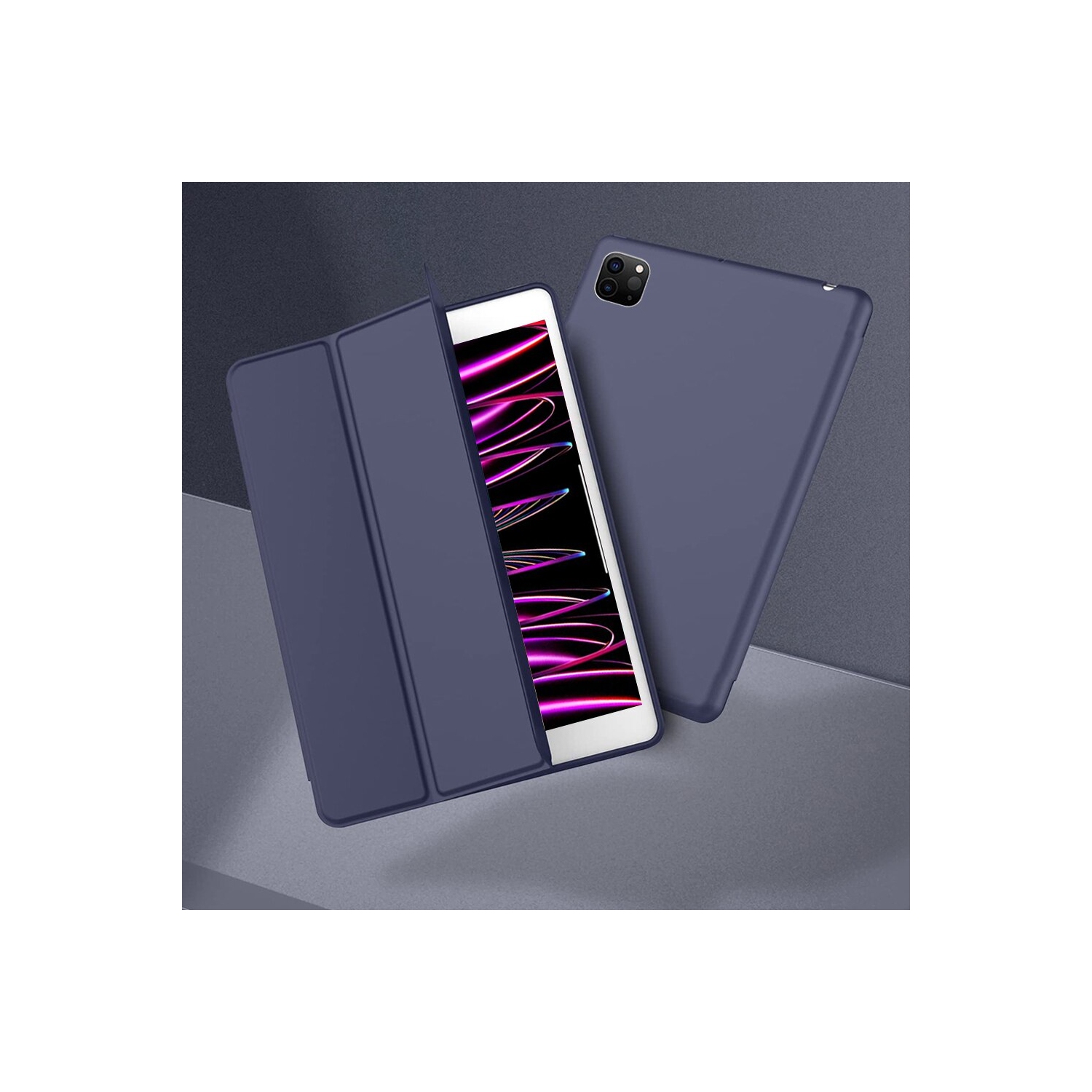iPad Pro 11 2nd 3rd 4th Generation Case Folio Stand Slim Magnetic Smart for iPad Pro 11 2nd, 3rd (2021), 4th (2022) Ultra Slim Lightweight Cover