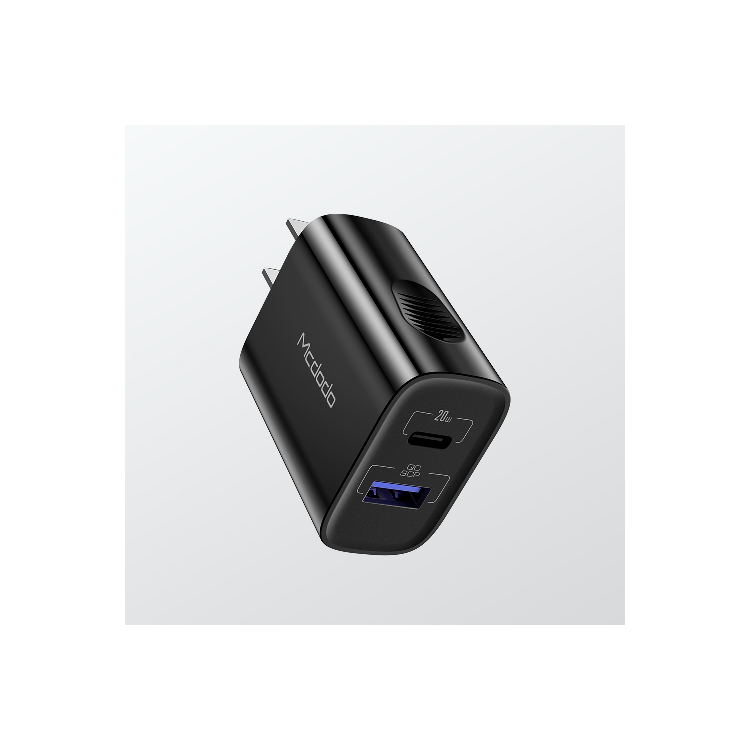 Mcdodo Dual-Port Fast Charger 20W USB-A/B/C Charger for New iPhone& All phones, 3.0 Fast Charger, USB C Wall Charger PD Charger Compatible Phone 14