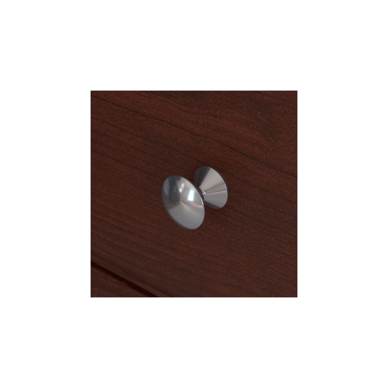 Atlin Designs 72W Computer Desk with Drawers in Harvest Cherry