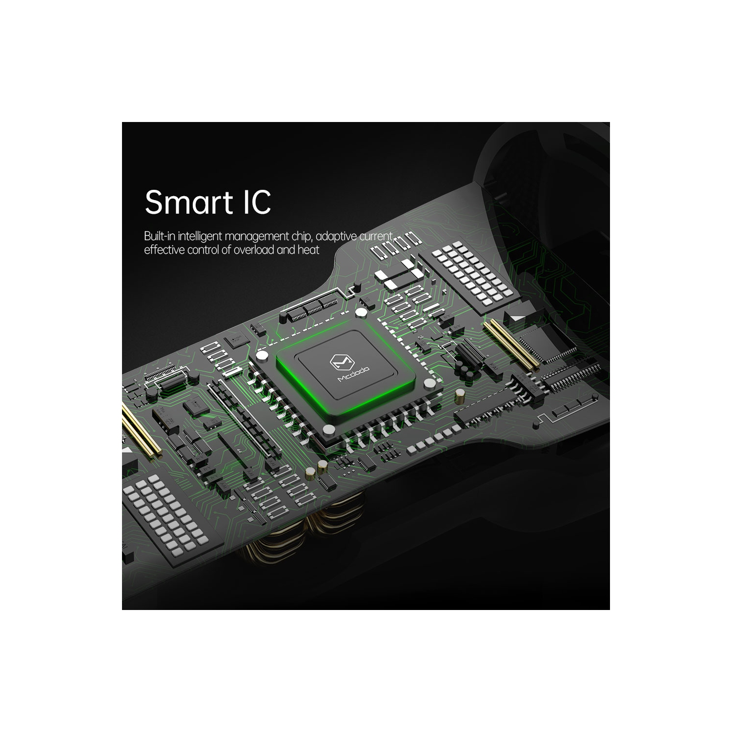 Chargeur rapide pour l'auto à deux ports USB-C 3A W 20&nbsp;W PD Fast de Mcdodo Adaptateur de chargement rapide double USB PD Quick charge pour