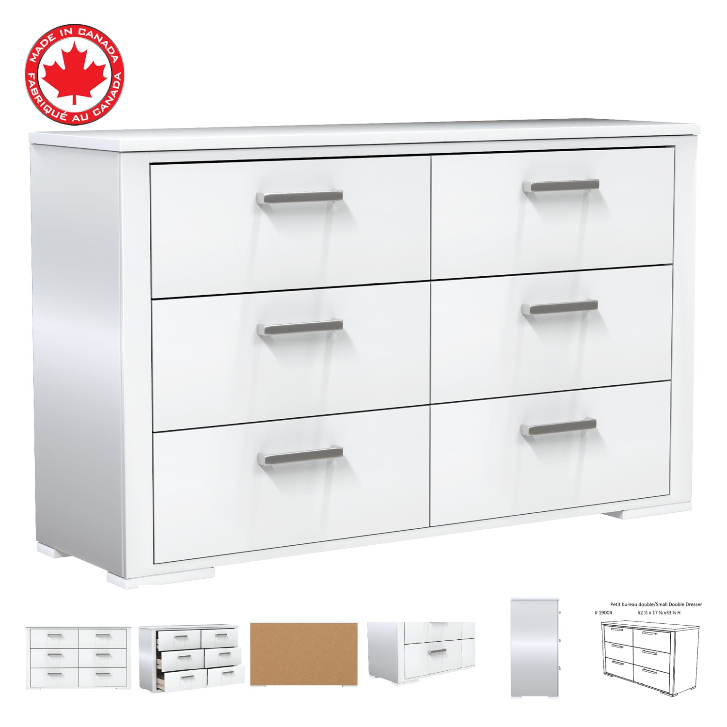 Bebelelo Starter Nursery kits 96 with helena convertible crib, baby double dresser, baby 5 drawers for infant toddler