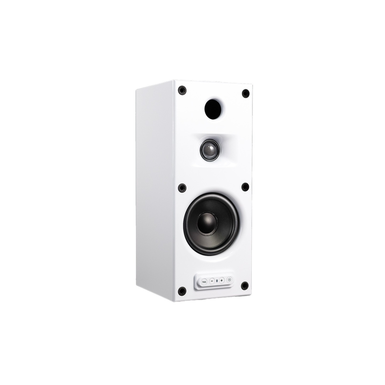 GS CLEO Bookshelf Speaker White colour, Bluetooth 5.0, 24V/DC 2A input configuration, unit size: 320*130*162.5mm