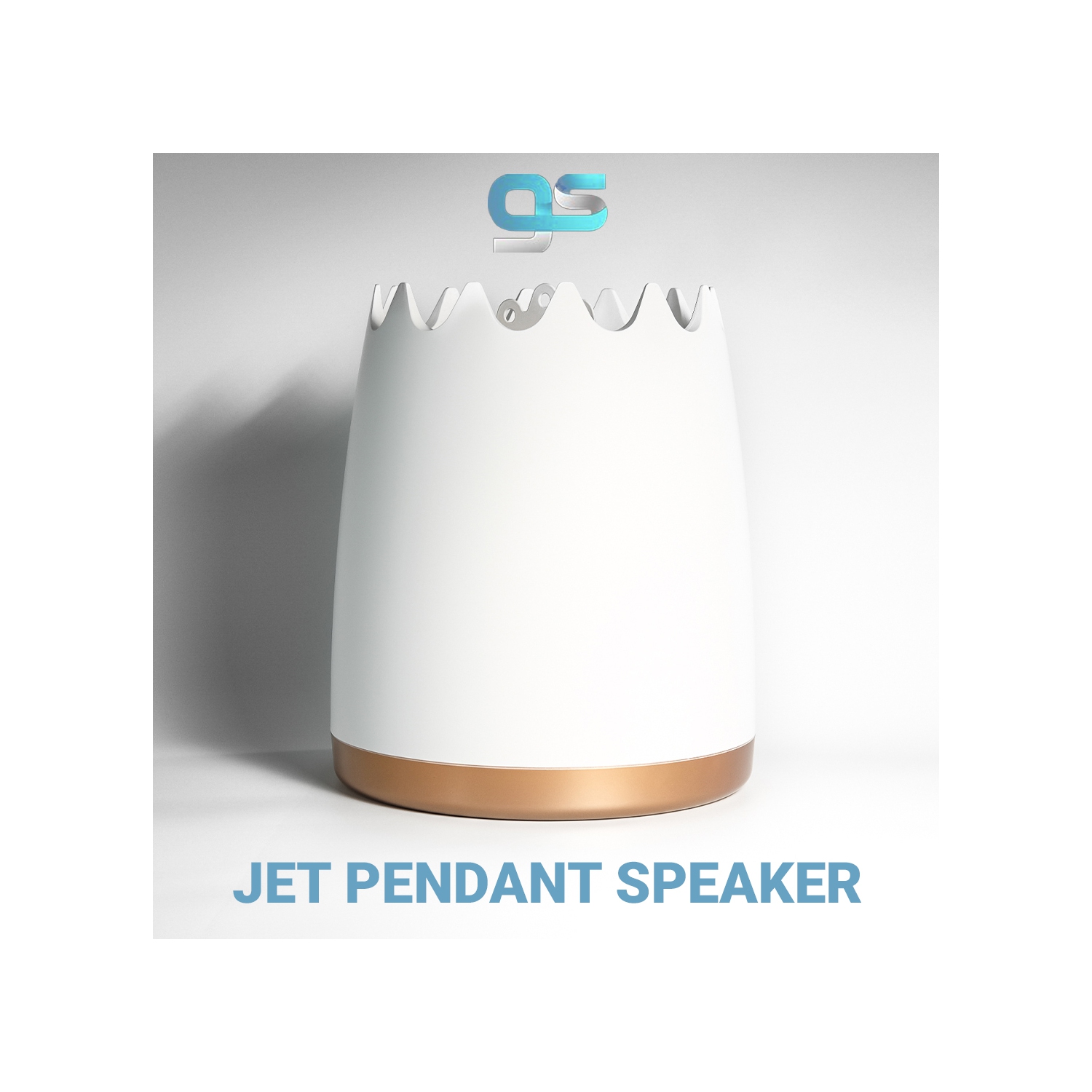 Haut-parleur pendentif GS, couleur blanche, 8 Ω; configuration d’entrée 70 V/100 V, taille : 341.2*286 mm