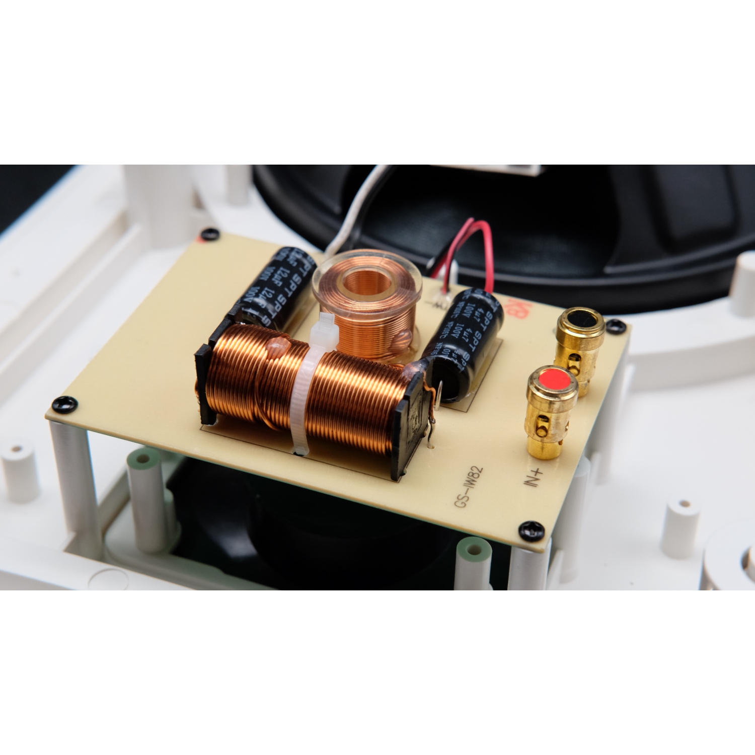 GS 8.0" In-Wall speakers, per pair, white mesh, 4Ω Impedance, unit size: 10*14 inch