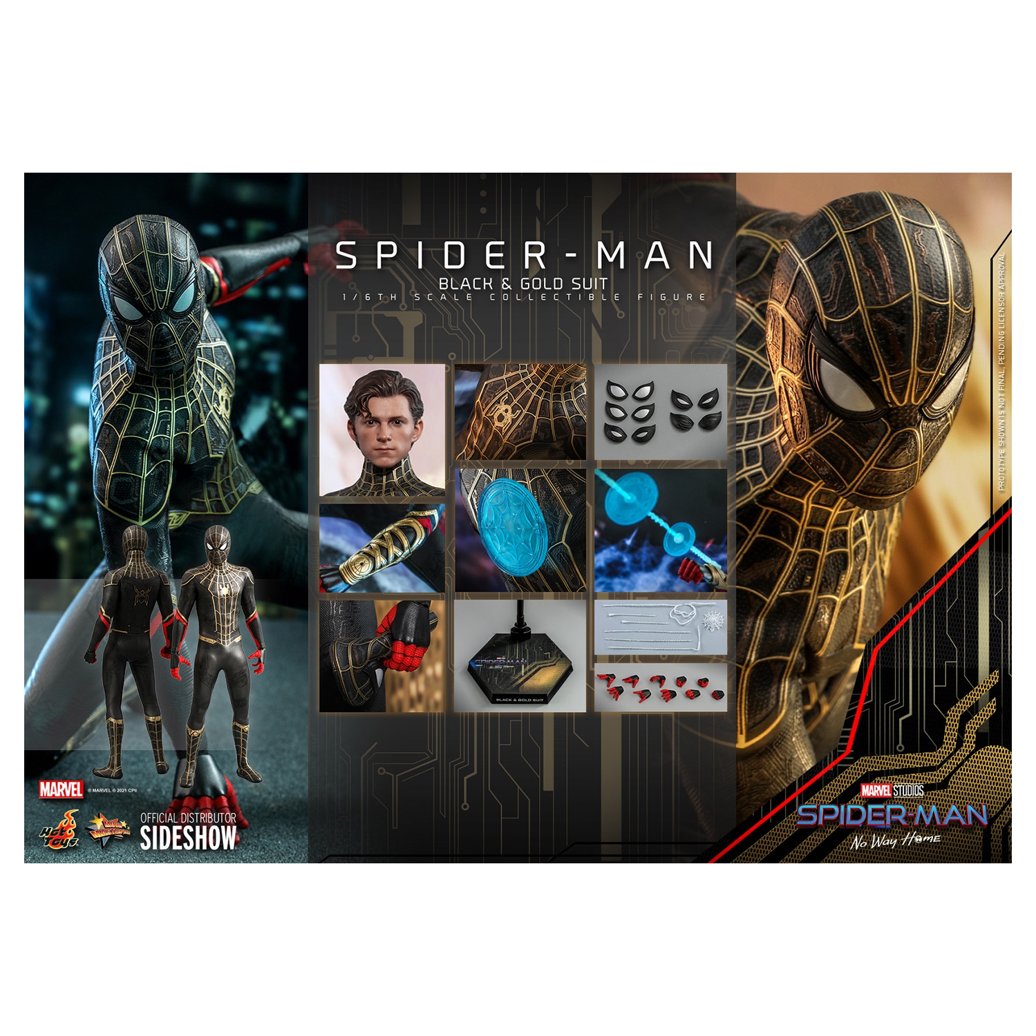 Hot Toys Spider-Man (MMS604) Marvel Spider-Man: No Way Home Movie Masterpiece 1/6 Scale Figure