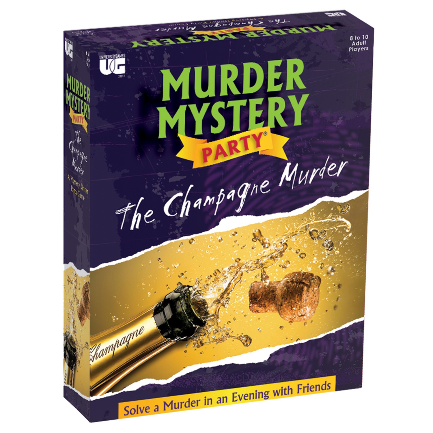 Murder Mystery Party: The Champagne Murder 8-10 players, ages 18+, 120 minutes
