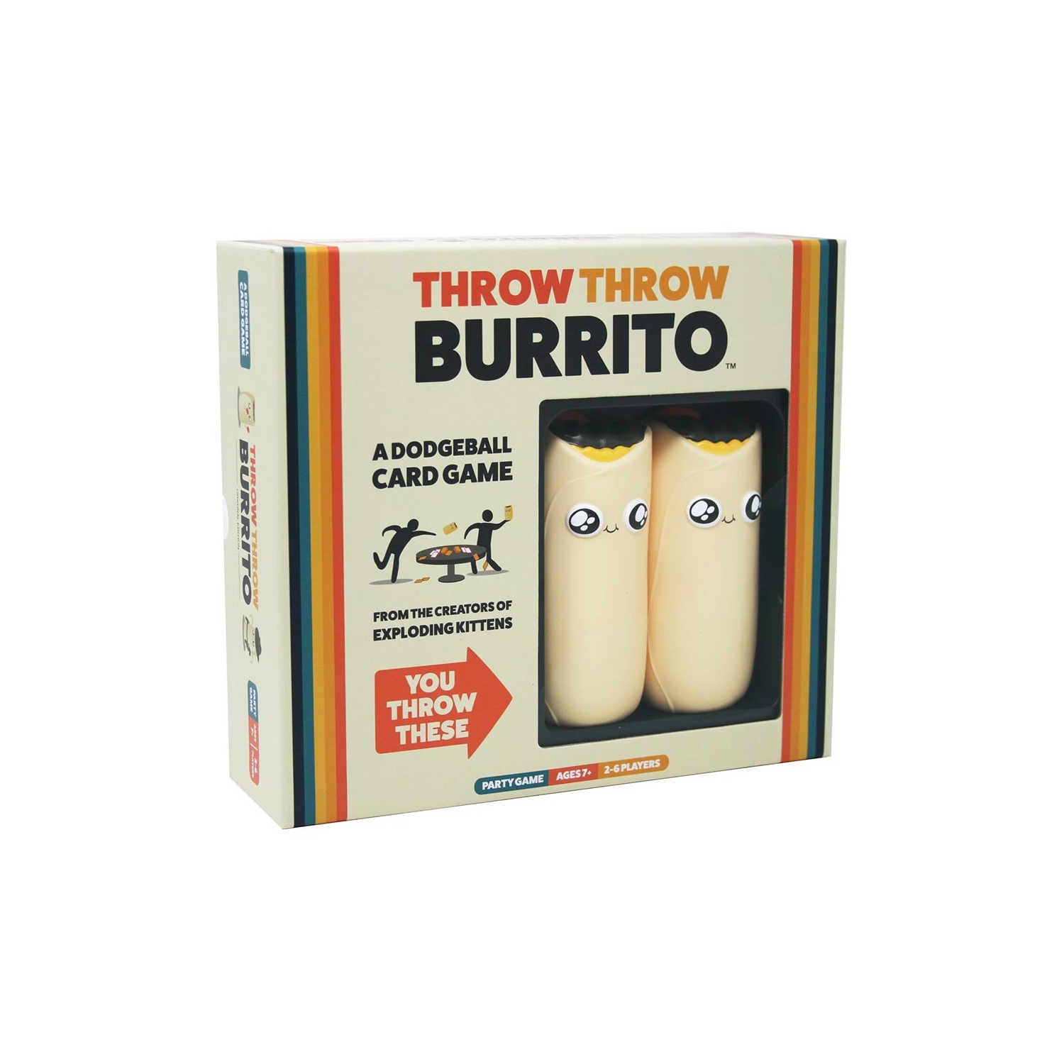Exploding Kittens LLC Throw Throw Burrito 2-6 players, ages 7+, 15 minutes