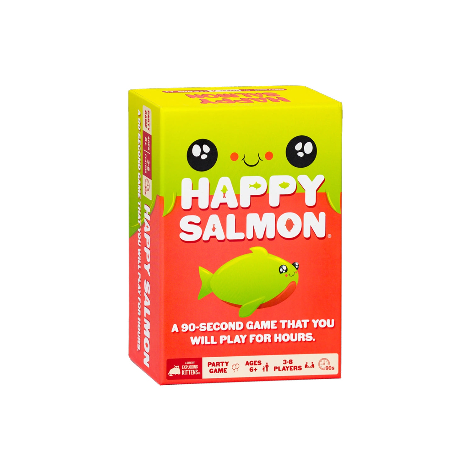 Exploding Kittens LLC Happy Salmon 3-8 players, ages 6+, 90 seconds